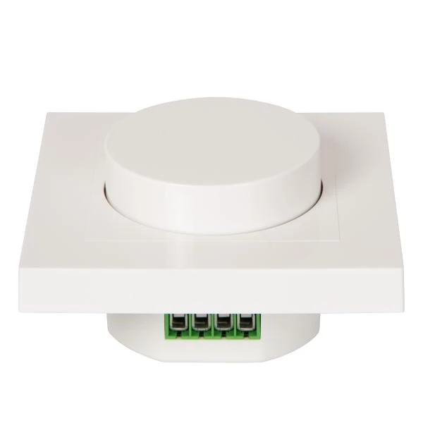 Lucide RECESSED WALL DIMMER NL - Dimmer - 300 Watt 230V - Weiß - DETAIL 1